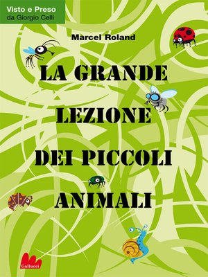cover image of La grande lezione dei piccoli animali